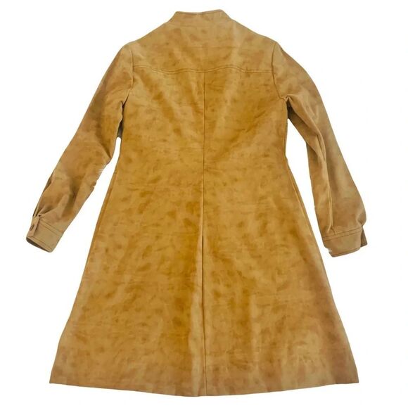 Vintage Sherbert Originals Suede Coat Dress with Tie Size Medium - Picture 4 of 13
